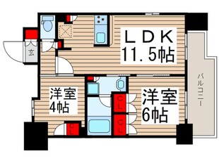 Park Axis 台東根岸9階～14階の物件間取画像